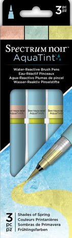 Spectrum Noir Spectrum Aquatint Pen Shades of Spring (3pc) (SPECN-AQTNT-SPI3) (DISCONTINUED)