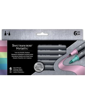 Spectrum Noir Spectrum Noir Metallic Markers Rare Minerals (6pc) (SPECN-MM-MIN6) Spectrum Noir Spectrum Noir Metallic Markers Rare Minerals (6pc) (SPECN-MM-MIN6)