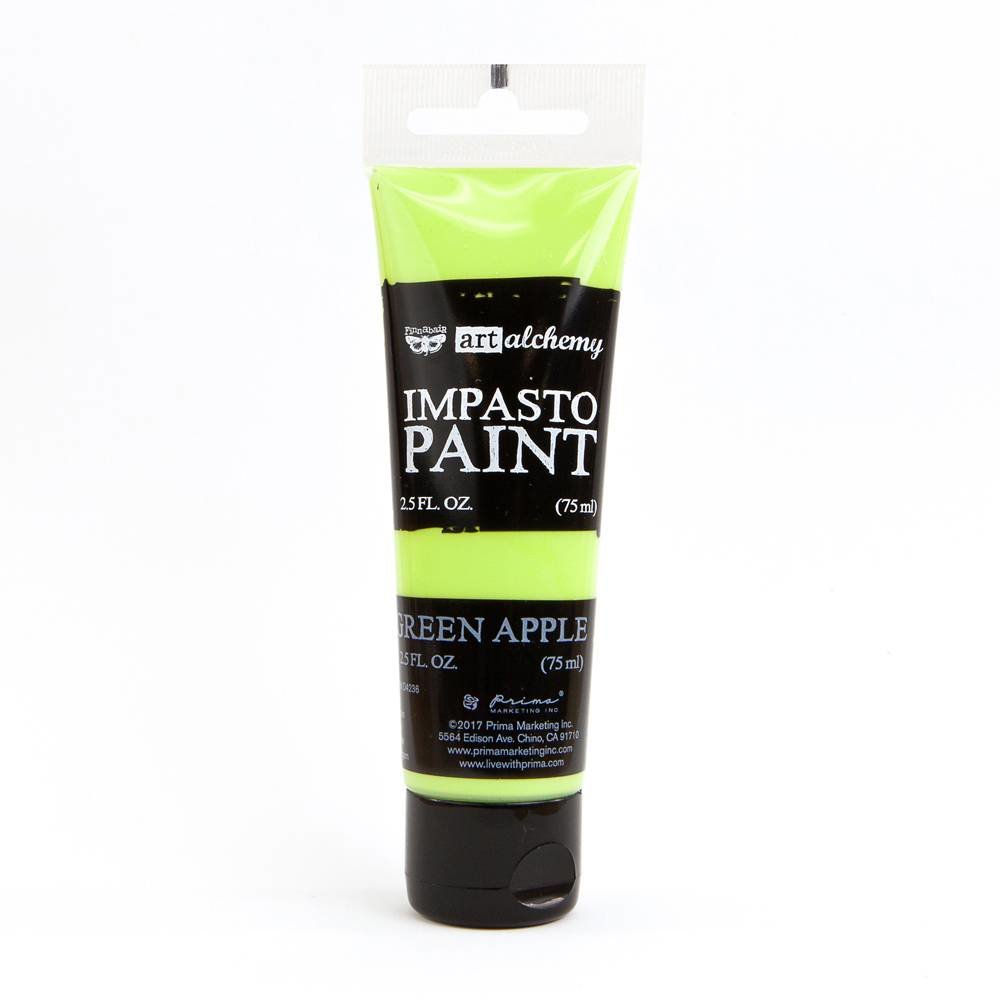 Finnabair Art Alchemy Impasto Paint Green Apple (964603) (DISCONTINUED)
