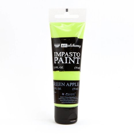 Finnabair Art Alchemy Impasto Paint Green Apple (964603) (DISCONTINUED)