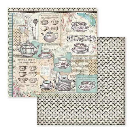 Stamperia Alice 12x12 Inch Paper Pack (SBBL52)
