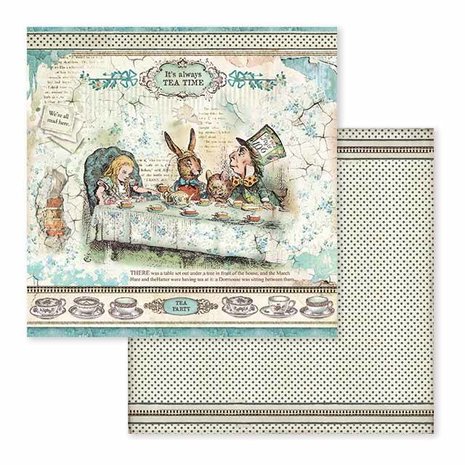 Stamperia Alice 12x12 Inch Paper Pack (SBBL52)