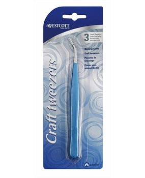 Westcott Craft Tweezers Soft Grip (AC-E13104) (DISCONTINUED)