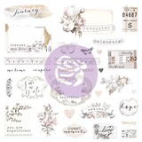 Prima Marketing Pretty Pale Ephemera & Stickers (631826) (DISCONTINUED)