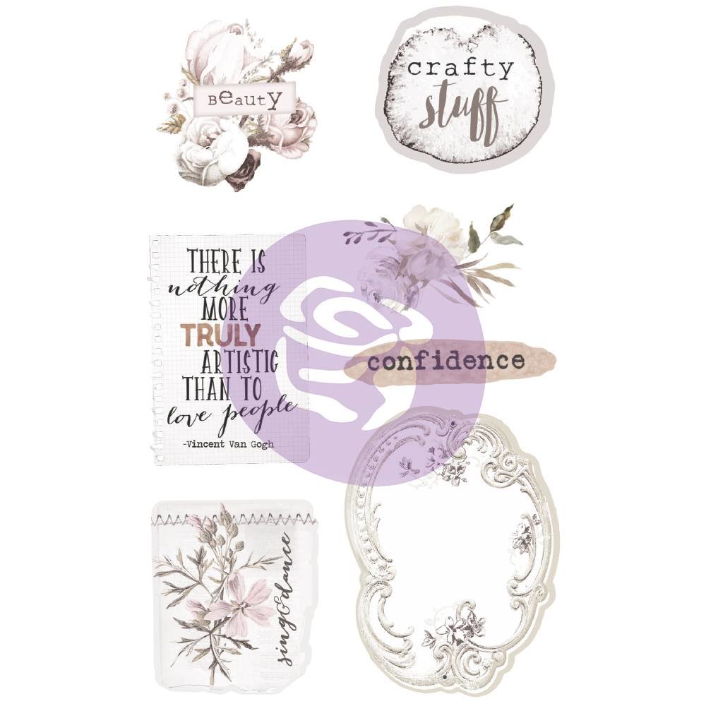 Prima Marketing Pretty Pale Ephemera & Stickers (631826) (DISCONTINUED) Prima Marketing Pretty Pale Ephemera & Stickers (631826) (DISCONTINUED)