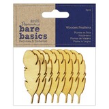 Papermania Bare Basics Wooden Feathers (PMA 174728) (DISCONTINUED)