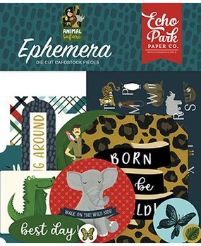 Echo Park Animal Safari  Ephemera (ZOO167024) (DISCONTINUED) Echo Park Animal Safari  Ephemera (ZOO167024) (DISCONTINUED)