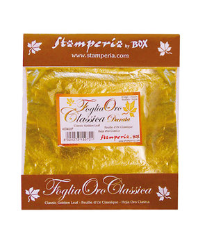 Stamperia Classic Golden Leaf Sheets (KER01F)