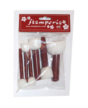 Stamperia Sponge Brushes Set Mixed (KRK03) Stamperia Sponge Brushes Set Mixed (KRK03)