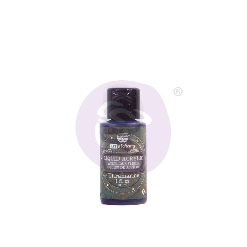 Finnabair Art Alchemy Liquid Acrylic Paint Ultramarine (967291) (DISCONTINUED)