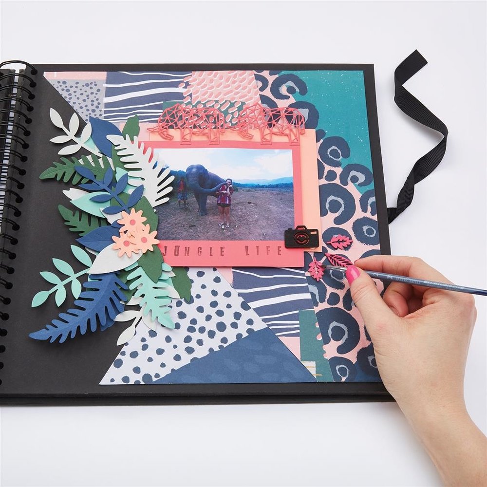 Papermania 12 x12 Inch Scrapbook Black (PMA 101403)