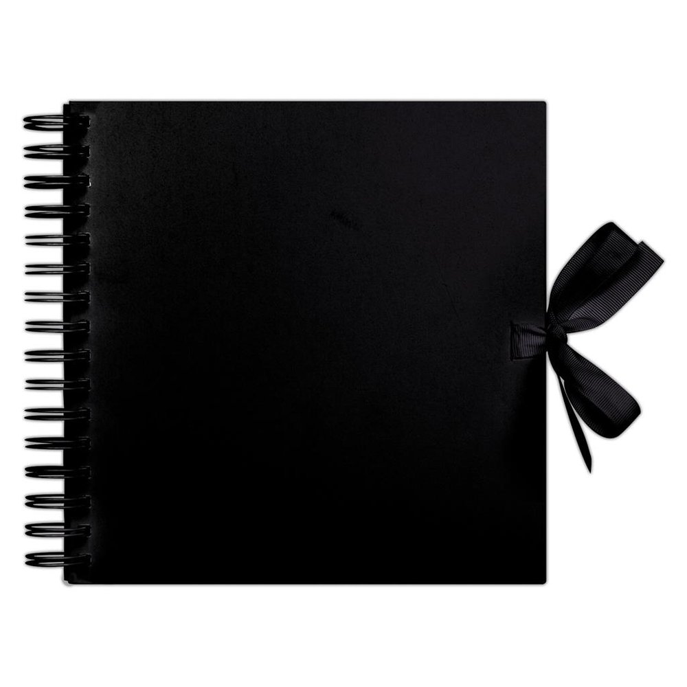 Papermania 8 x8 Inch Scrapbook Black (PMA 101404)