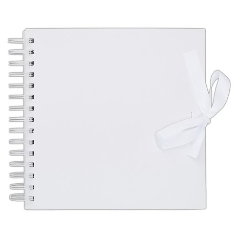 Papermania 8 x8 Inch Scrapbook White (PMA 101406) Papermania 8 x8 Inch Scrapbook White (PMA 101406)