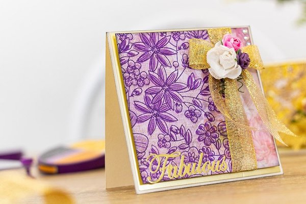 Crafter's Companion Spring Display A6 Background Layering Stamps (CC-ST-CA-BKSPR) (OUTLET)