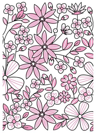 Crafter's Companion Spring Display A6 Background Layering Stamps (CC-ST-CA-BKSPR) (OUTLET)