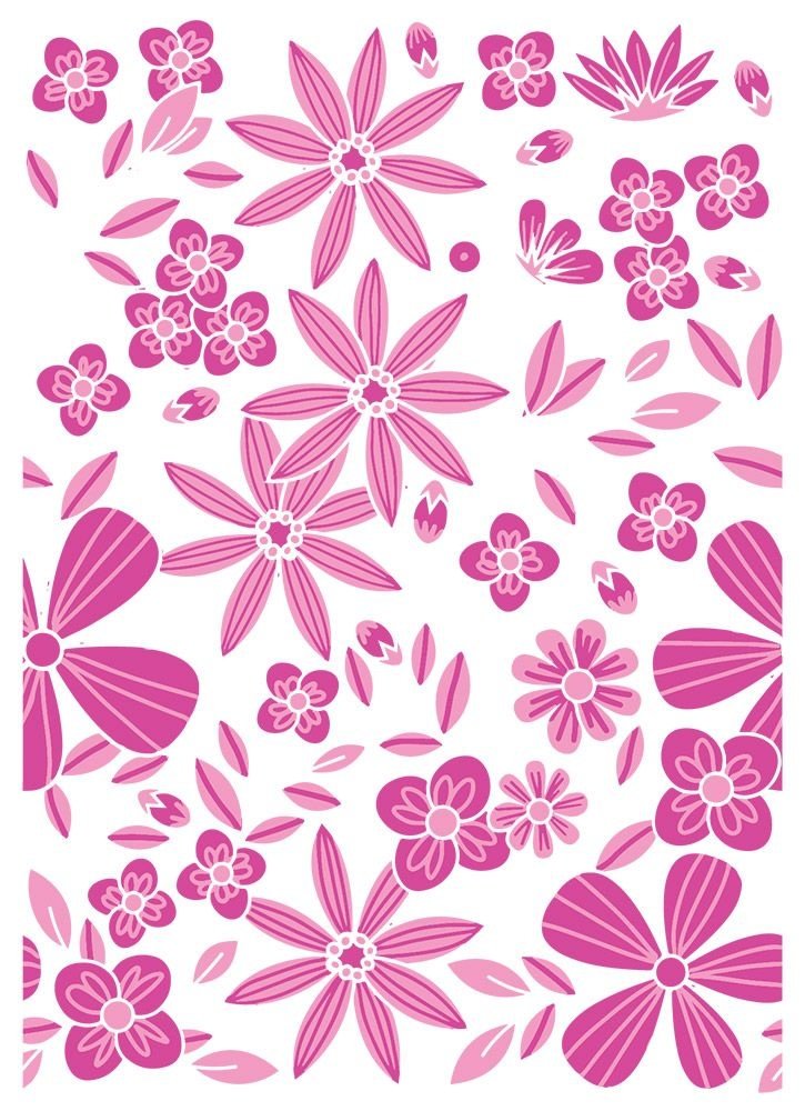 Crafter's Companion Spring Display A6 Background Layering Stamps (CC-ST-CA-BKSPR) (OUTLET)