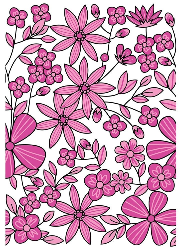 Crafter's Companion Spring Display A6 Background Layering Stamps (CC-ST-CA-BKSPR) (OUTLET)