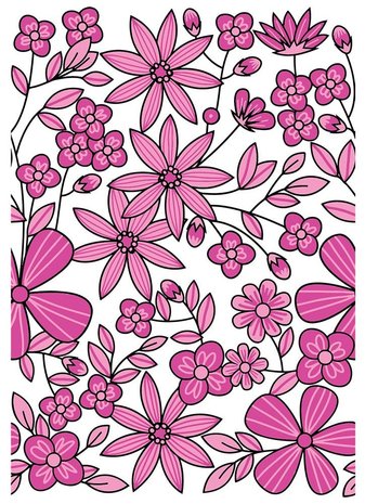 Crafter's Companion Spring Display A6 Background Layering Stamps (CC-ST-CA-BKSPR) (OUTLET)