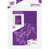 Gemini Rose Hip 3D 5x7 Embossing Folder & Stencil (GEM-EF5-3D-ROHI) (DISCONTINUED)