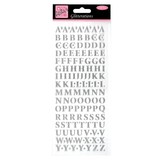 Anita's Glitterations Upper Case Alphabet Silver (ANT 8181001) (DISCONTINUED)