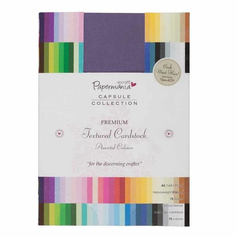 Papermania A5 Premium Cardstock Colossal Textured (75pcs) (PMA 1641401)