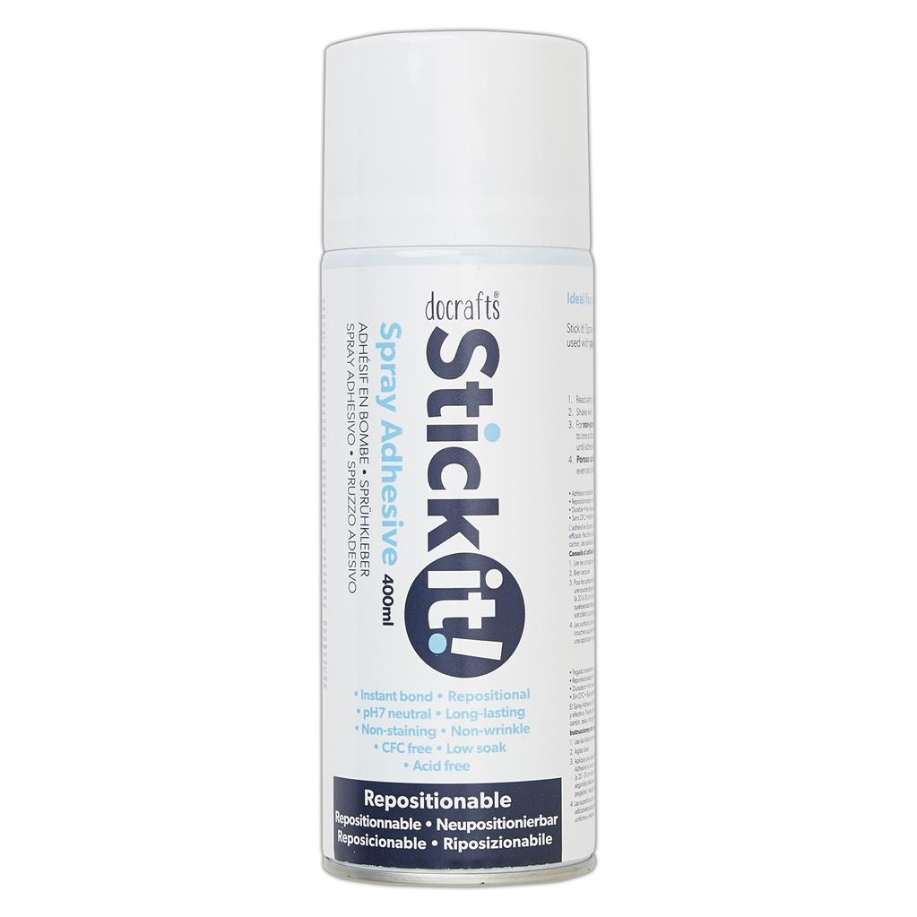 Repositionable Spray Adhesive (400ml) (STI 101510) - Craftlines B.V.