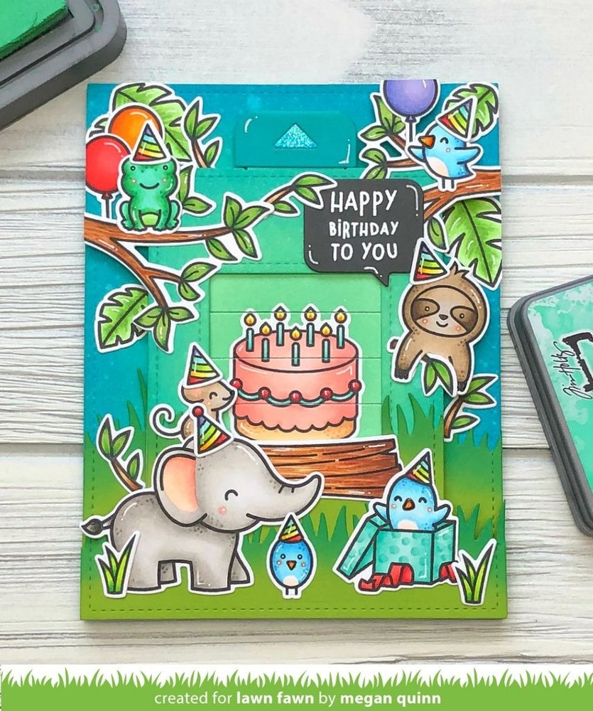 Lawn Fawn Birthday Before 'n Afters Clear Stamps (LF1958) (DISCONTINUED) Lawn Fawn Birthday Before 'n Afters Clear Stamps (LF1958) (DISCONTINUED)