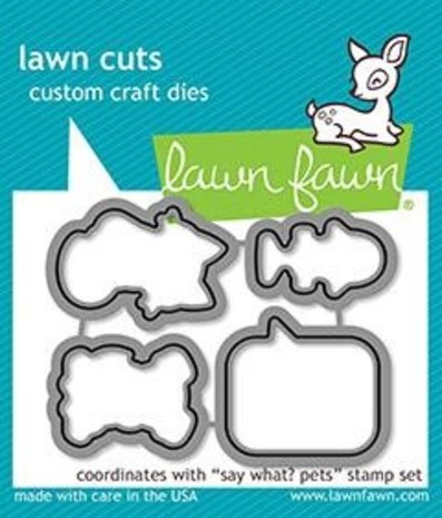 Lawn Fawn Say What? Pets Dies (LF1963) (OUTLET)
