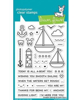 Lawn Fawn Smooth Sailing Clear Stamps (LF1965) (OUTLET)