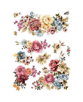 Re-Design with Prima Ruby Rose 25x30 Inch Decor Transfers (640286)