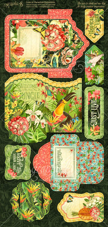 Graphic 45 Lost in Paradise Tags & Pockets (4501898) (OUTLET)