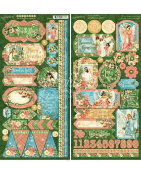 Graphic 45 Joy to the World Stickers (4501913) (OUTLET)