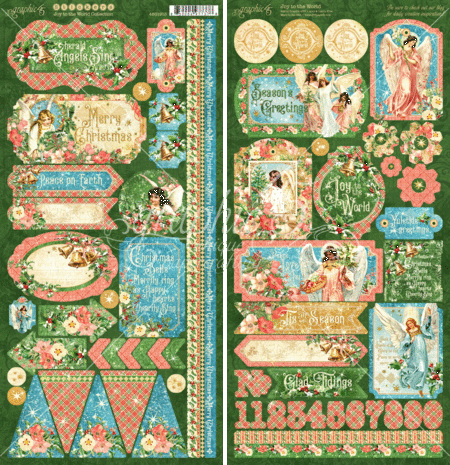 Graphic 45 Joy to the World Stickers (4501913) (OUTLET)