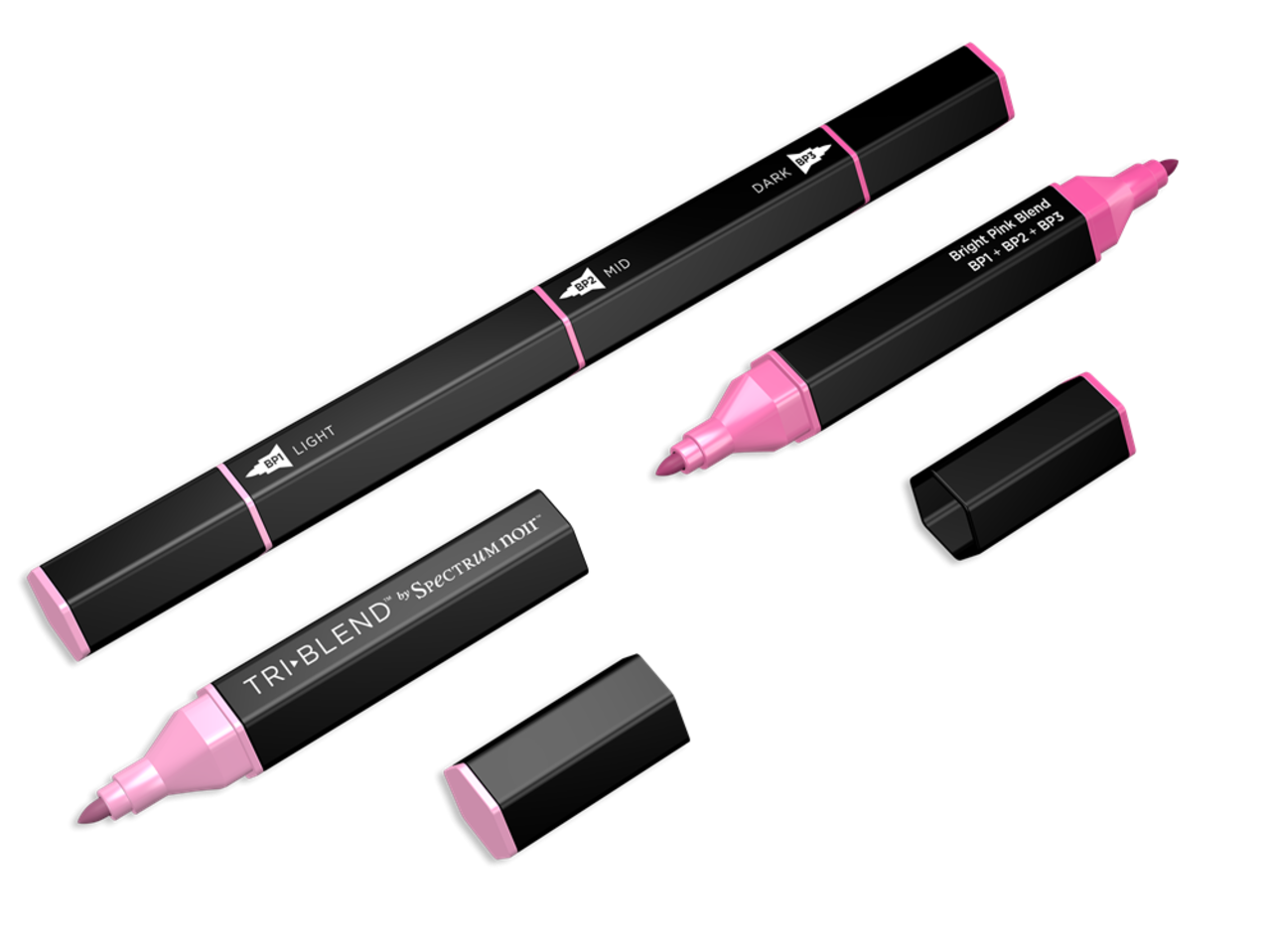 Spectrum Noir Triblend Marker Bright Pink Blend (SN-TBLE-BPBL) (DISCONTINUED) Spectrum Noir Triblend Marker Bright Pink Blend (SN-TBLE-BPBL) (DISCONTINUED)