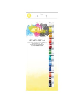 Docrafts Acrylic Paint Set 12ml (12pk) (DOA 551000) (DISCONTINUED)