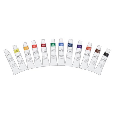 Docrafts Watercolour Paint Set 12ml (12pk) (DOA 551004)