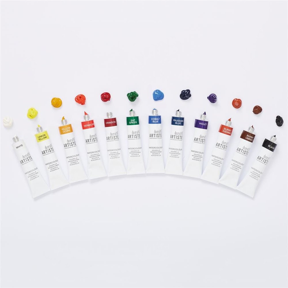 Docrafts Watercolour Paint Set 12ml (12pk) (DOA 551004)