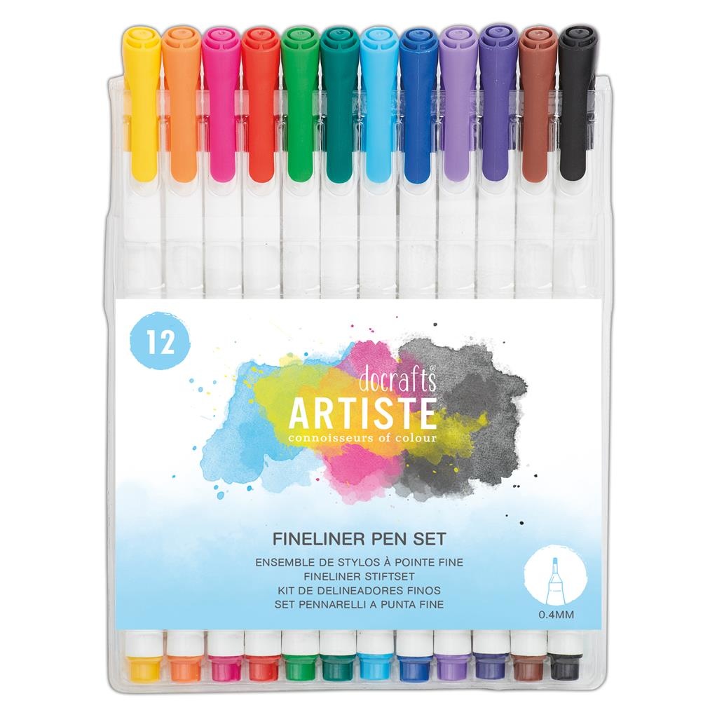 Fine Liner Pen Set (12pk) (DOA 851105) - Craftlines B.V.