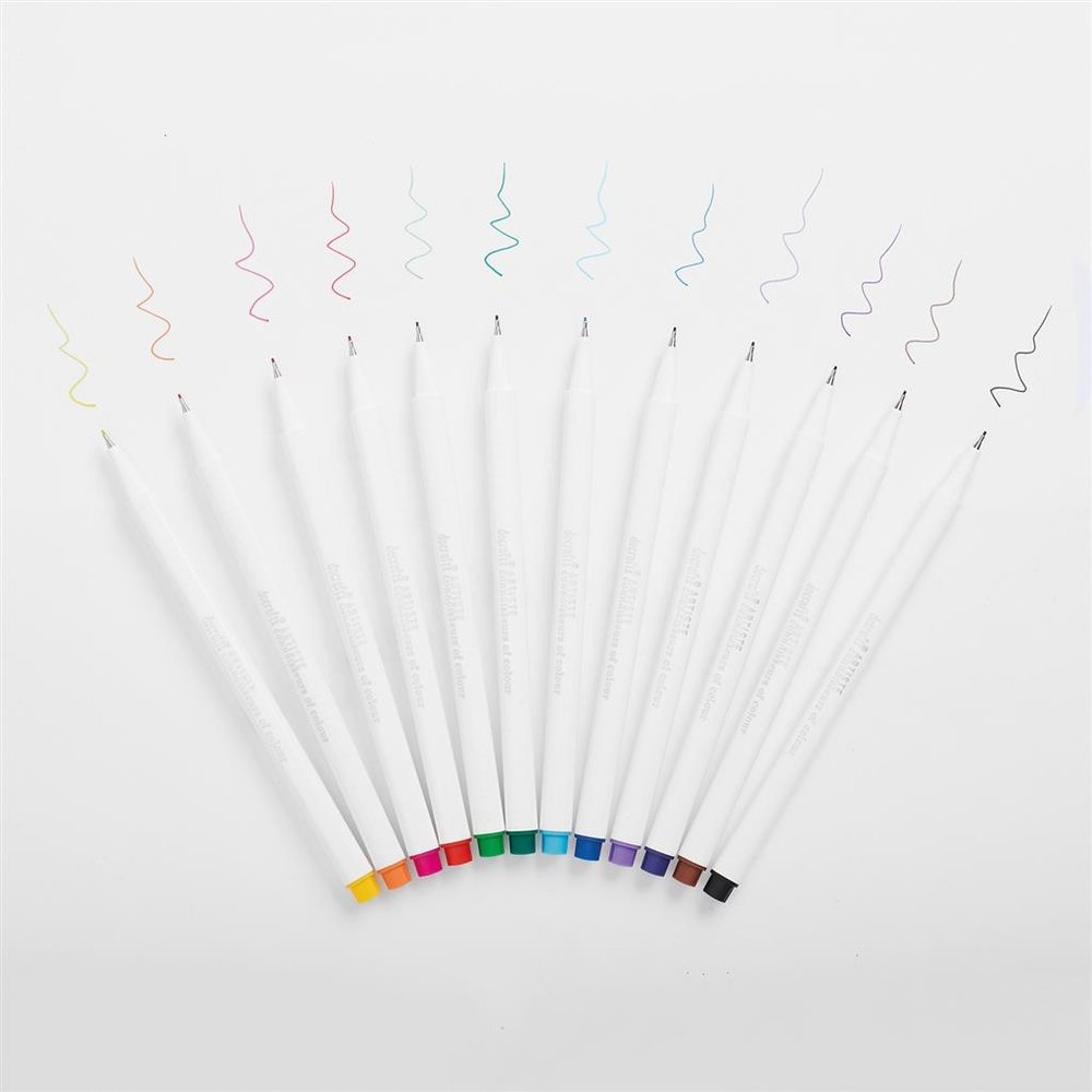 Docrafts Fine Liner Pen Set (12pk) (DOA 851105) (DISCONTINUED) Docrafts Fine Liner Pen Set (12pk) (DOA 851105) (DISCONTINUED)