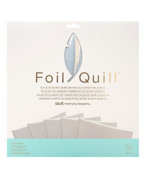 We R Makers Foil Sheets 12x12 Inch Silver Swan (661025) (OUTLET)