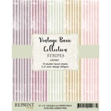 Reprint Stripes Basic 12x12 Inch Paper Pack (CRP007) (DISCONTINUED)