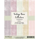 Reprint Stripes Basic 6x6 Inch Paper Pack ( RPP020) (DISCONTINUED)