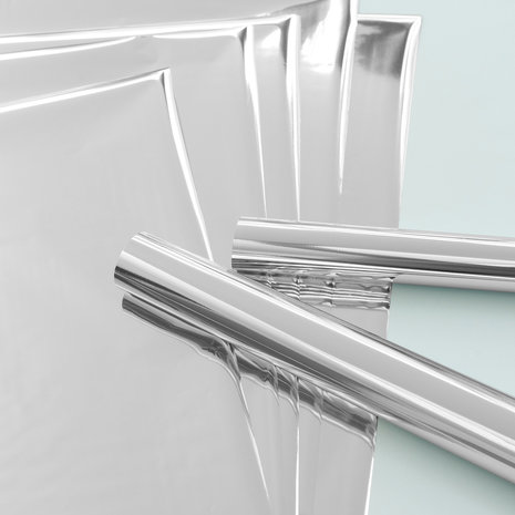 We R Makers Foil Sheets 12x12 Inch Silver Swan (661025) (OUTLET)