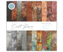 Craft Consortium Essential Craft Papers 6x6 Inch Paper Pad Metal Textures (CCEPAD005B)