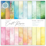 Craft Consortium Essential Craft Papers 6X6 Inch Paper Pad Grunge Light Tones (CCEPAD008B)