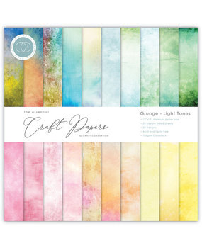 Craft Consortium Essential Craft Papers 6X6 Inch Paper Pad Grunge Light Tones (CCEPAD008B)