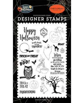 Carta Bella Toil & Trouble Clear Stamps (CBHAL104042) (OUTLET)
