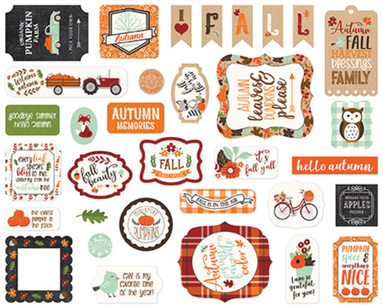 Echo Park My Favorite Fall Ephemera (MFF187024) (DISCONTINUED) Echo Park My Favorite Fall Ephemera (MFF187024) (DISCONTINUED)