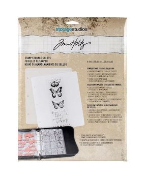 Idea-ology Tim Holtz Stamp Storage Sheets (8pcs) (CH93823)