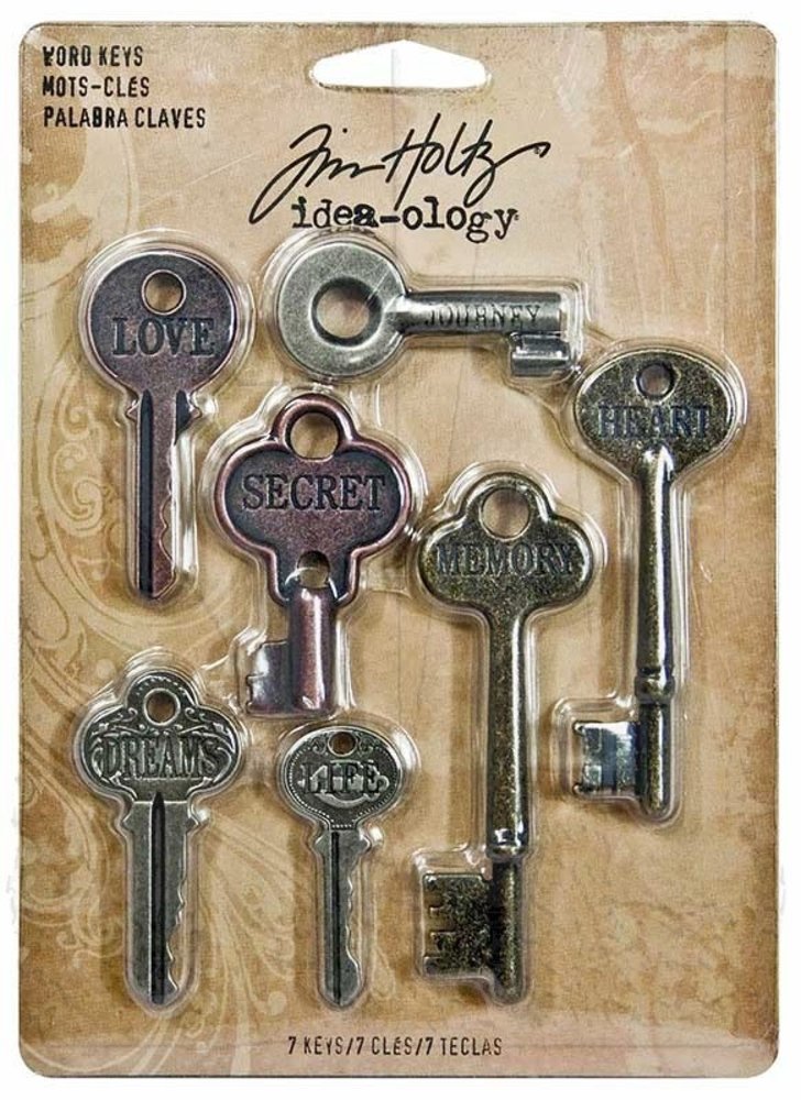 Idea-ology Tim Holtz Word Keys (7pcs) (TH92680) (DISCONTINUED) Idea-ology Tim Holtz Word Keys (7pcs) (TH92680) (DISCONTINUED)